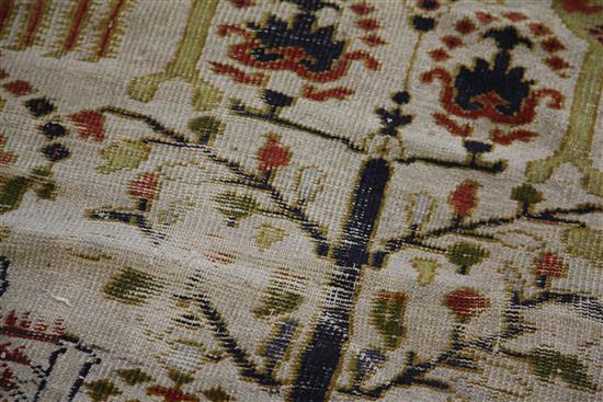 A late 19th century North West Persian Ziegler carpet, 13ft 5in by 10ft 8in.
